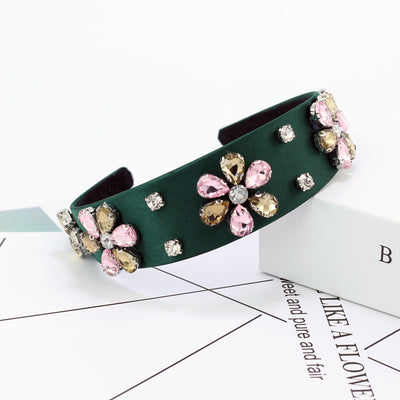 Diadema Completa de Rhinestones Borde Día - Image 3