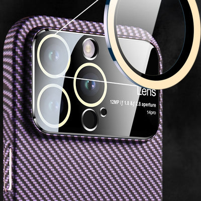 Funda Magnética de Fibra de Carbono con Ventana Grande para Teléfono - Image 11
