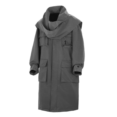 Abrigo Trench Casual con Múltiples Bolsillos para Hombre - Image 7
