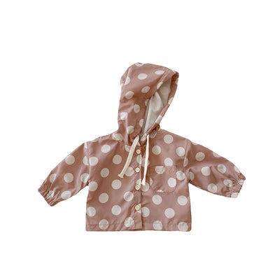 Cardigan Protector Solar con Estampado de Lunares para Bebé - Image 7