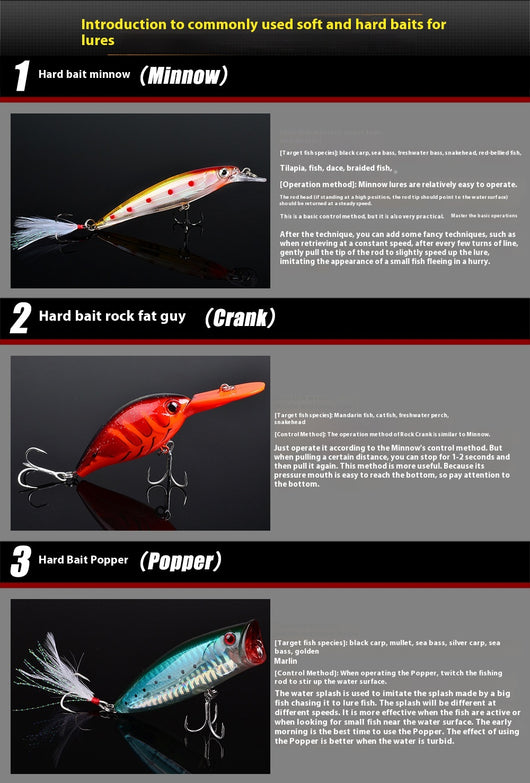 Set de 16 Señuelos Híbridos Mino DWMI020 para Pesca Profesional - Image 7