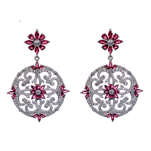 Aretes de Circonita Retro Exagerados - Diseño Vintage - Image 12