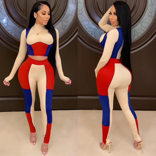 Conjunto de Dos Piezas Ajustado Elegante para Mujer - Image 9