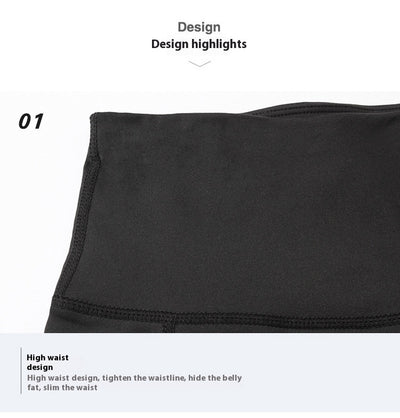 Shorts Deportivos Cintura Alta con Bolsillos Diagonales - Mallas de Entrenamiento Secado Rápido - Image 26