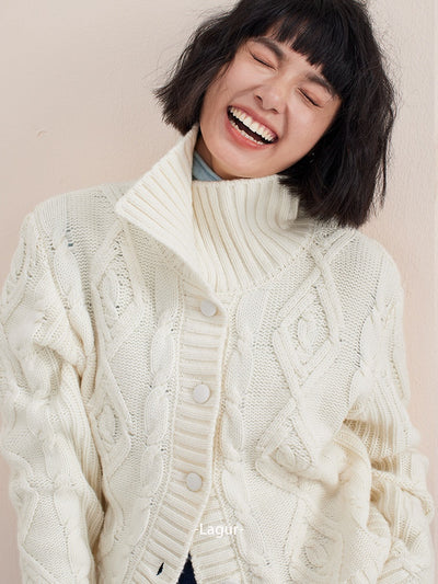 Cardigan Grueso de Algodón Suave - Abrigo Casual Cómodo - Image 6