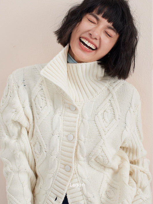 Cardigan Grueso de Algodón Suave - Abrigo Casual Cómodo - Image 6