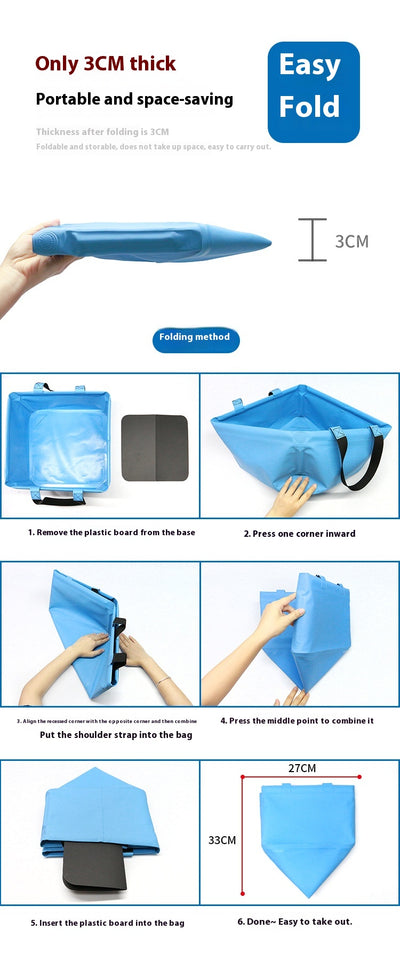 Cubo de Pesca Plegable Impermeable para Exteriores - Image 18