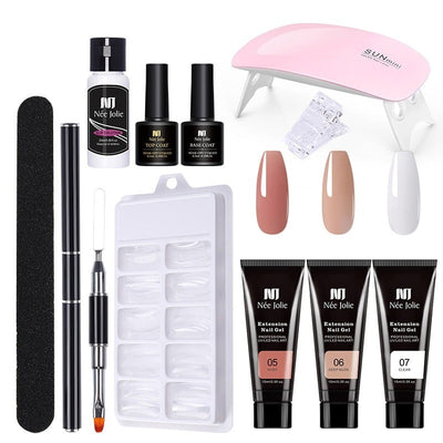 Set de Adhesivo Gel para Uñas Artísticas 15ml con Fotocurado - Image 10