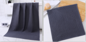 Toalla de Baño de Algodón Puro Textura Waffle - Súper Absorbente y Secado Rápido - Image 10