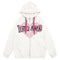 Cardigan con Capucha Estampado Corazón Letras