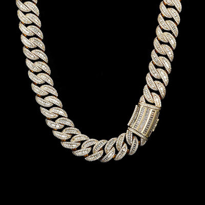 Cadena Cubana Miami 15mm-20mm Chapada en Oro Real con Cierre Tipo Buckle - Image 55