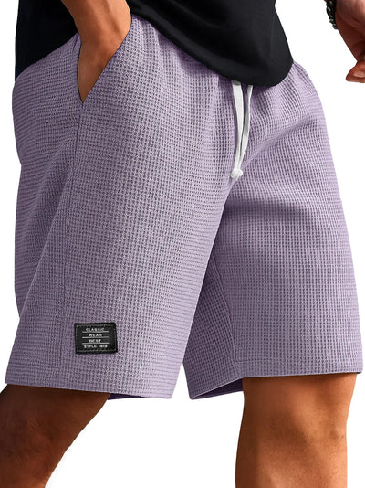 Pantalones Cortos Tejido Waffle para Hombre - Comodidad Moderna - Image 20