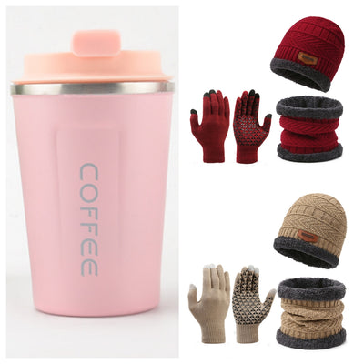 Conjunto Invernal 3 en 1: Bufanda, Guantes y Gorro de Lana Térmica - Image 34