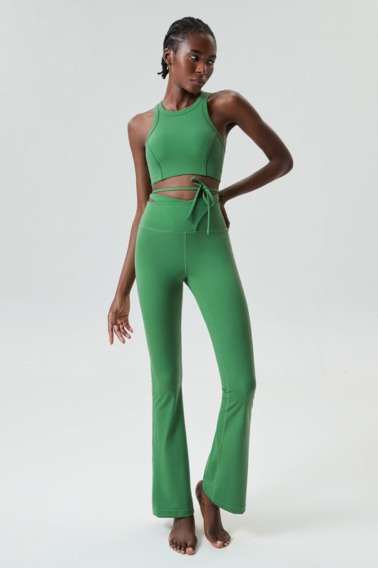 Pantalones Yoga Ajustados con Cordón para Mujer Tallas Grandes - Image 26