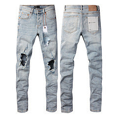 Pantalones Skinny Retro Ajustados con Elastano - Image 13
