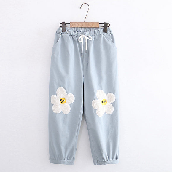 Pantalones Capri Holgados Casuales para Mujer - Primavera Verano