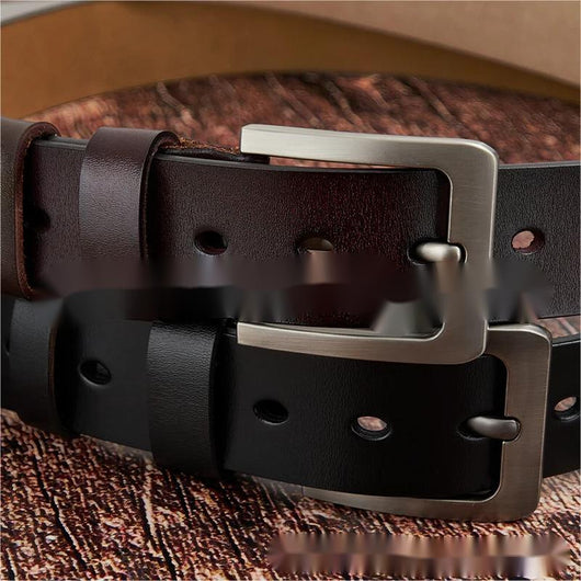 Cinturón Vintage Europeo para Hombre - Hebilla Grabada Doble Cara, Ideal para Regalo del Día del Padre - Image 14