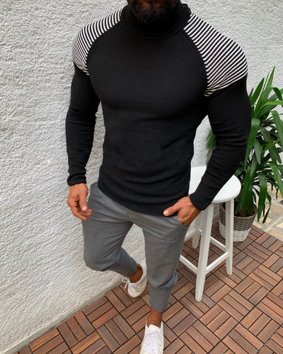 Suéter Cuello Alto Manga Larga para Hombre - Image 8