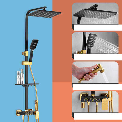 Sistema de Ducha Cromado Dorado con Rociador Bidet - Image 23