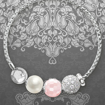 Pulsera de Plata Esterlina Romántica Elegante para Mujer