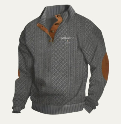 Suéter Jacquard Tejido para Hombre - Otoño e Invierno - Image 4