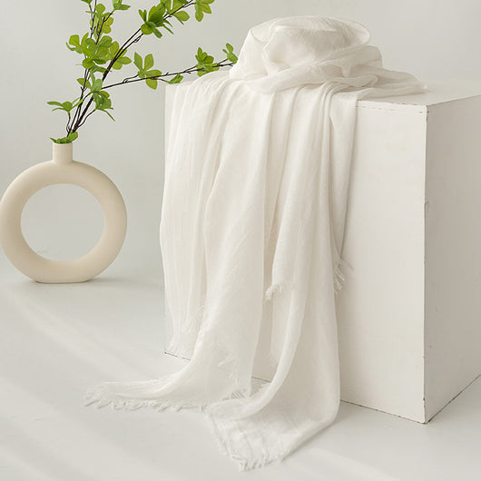 Pañuelo de Algodón y Lino Verano - Protección Solar Elegante - Image 8
