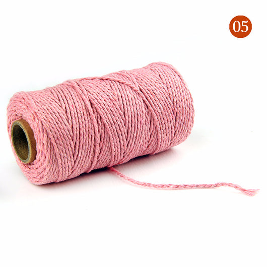Cuerda de Algodón Tejida 2mm para Artesanías y Amarre - Image 31
