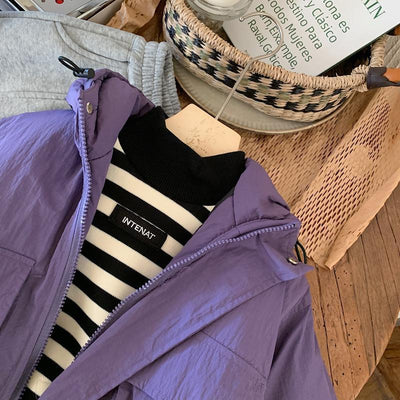 Abrigo Acolchado con Capucha - Estilo Juvenil Moderno - Image 19