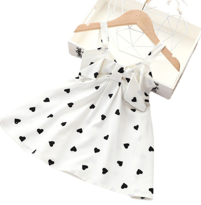 Vestido Infantil de Verano Estilo Coreano con Tirantes - Image 5