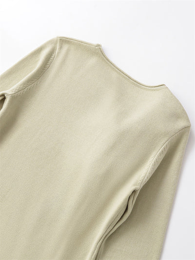 Suéter de Punto para Mujer con Cuello Redondo y Detalles Florales - Image 8