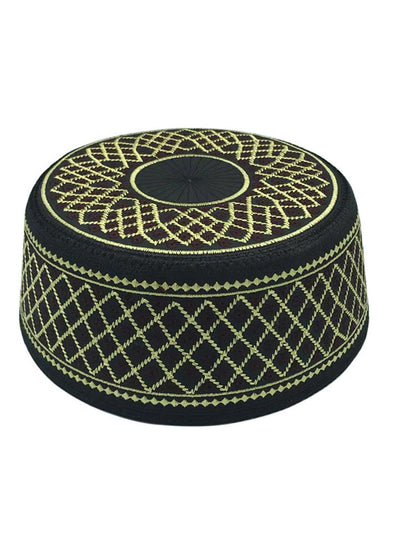 Gorra Islámica de Algodón con Bordado - Kufi Árabe para Oración - Image 2