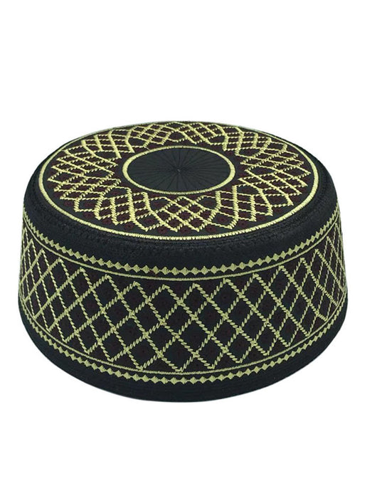 Gorra Islámica de Algodón con Bordado - Kufi Árabe para Oración - Image 2