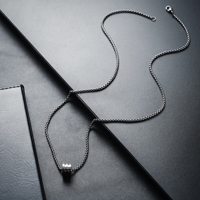 Collar de Acero Titanio para Hombre - Diseño Minimalista Que No Se Desvanece - Image 11