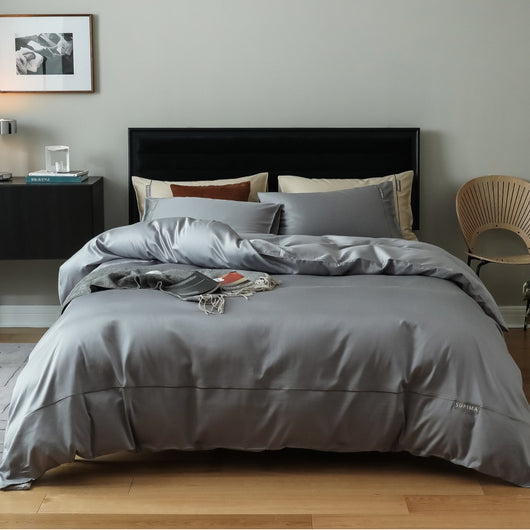 Juego de Sábanas Bordado de 4 Piezas - Comodidad y Estilo Simple - Image 6