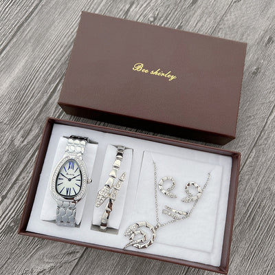 Reloj de Pulsera Elegante para Mujer con Correa de Acero Inoxidable - Image 18