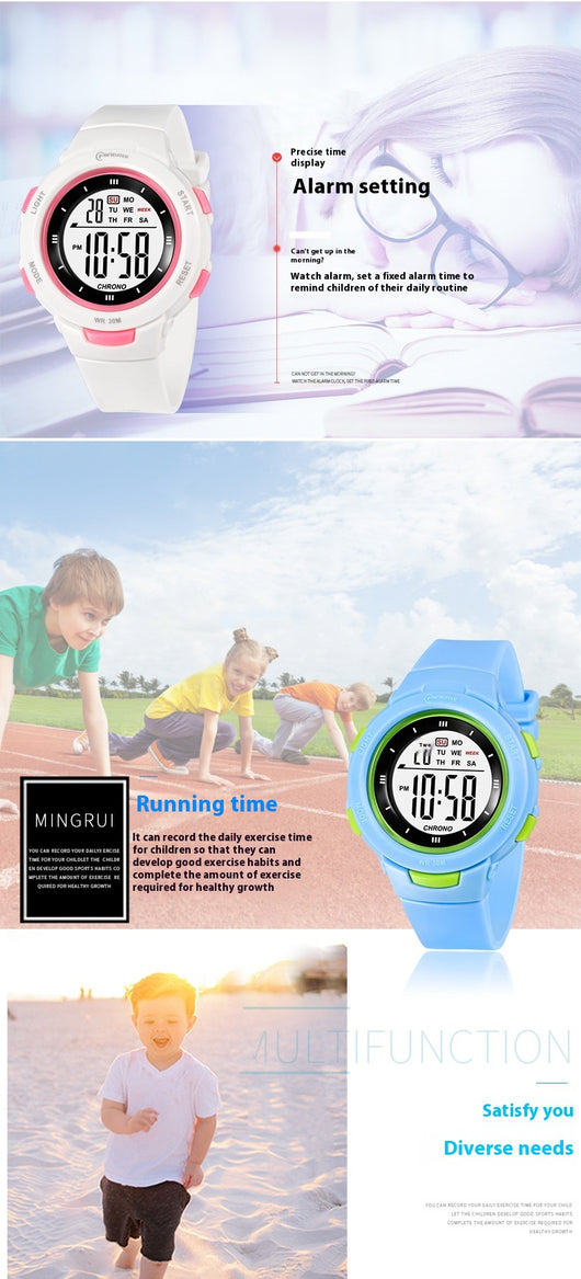 Reloj Electrónico Estudiantil con Correa Luminosa Impermeable y Hebilla de Moda - Image 24