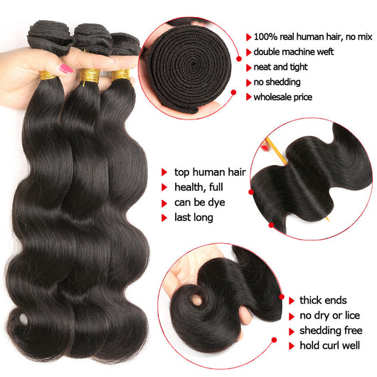 Paquetes de Cabello Humano Ondas Corporales - Image 10