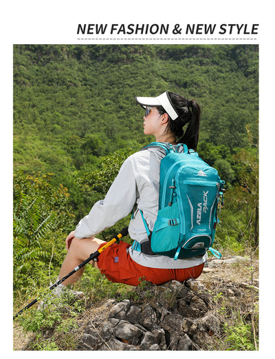 Mochila de Senderismo AZELA 30L Naranja - Resistente para Trekking y Montañismo - Image 36
