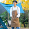 Delantal de Lona Gruesa Profesional para Cocina, Café y Servicios