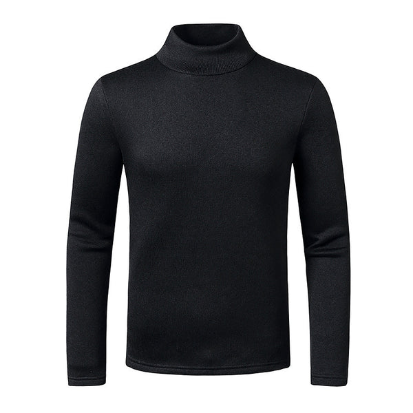 Suéter de Cuello Alto para Hombre Estilo Europeo - Calidez Premium - Image 5