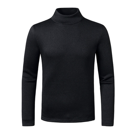 Suéter de Cuello Alto para Hombre Estilo Europeo - Calidez Premium - Image 5
