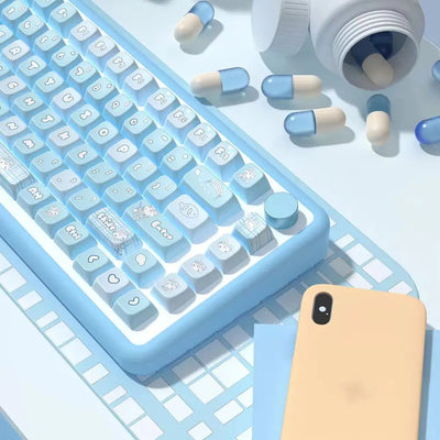 Set Completo de Teclado Gaming con Diseño Térmico de 5 Caras y Sublimación - Image 4