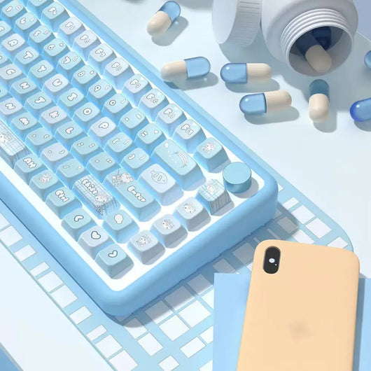 Set Completo de Teclado Gaming con Diseño Térmico de 5 Caras y Sublimación - Image 4