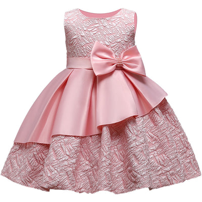 Vestido Princesa Niña Colores Lisos - Ideal para Cumpleaños y Eventos - Image 5