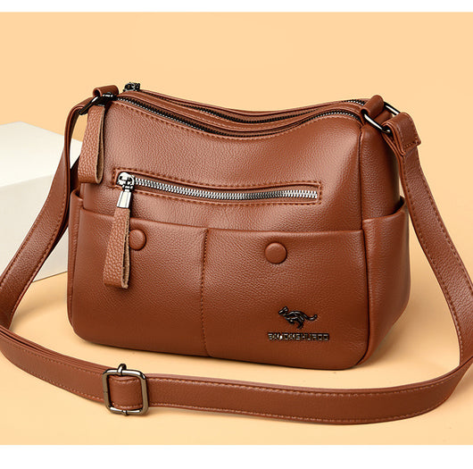Bolso de Cuero Suave para Mamá - Diseño Minimalista y Versátil - Image 14
