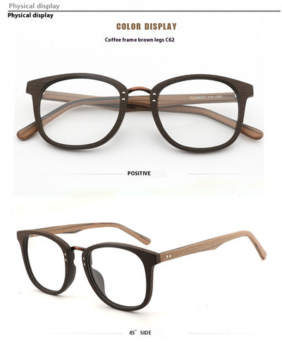 Lentes Marco Grande Efecto Madera - Image 13