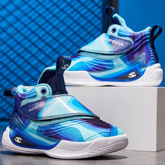 Zapatillas de Baloncesto Infantiles Ligeras con Cuero Transpirable - Image 9