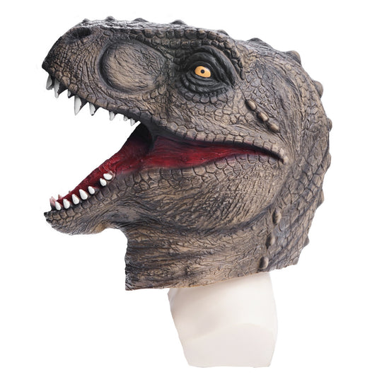 Máscara de Dinosaurio Látex Tiranosaurio para Fiestas, Escuela y Representaciones - Image 2