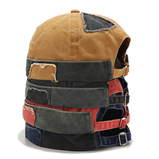 Gorra Hip-hop Vintage con Costuras Lavadas - Estilo Urbano Trendy - Image 5