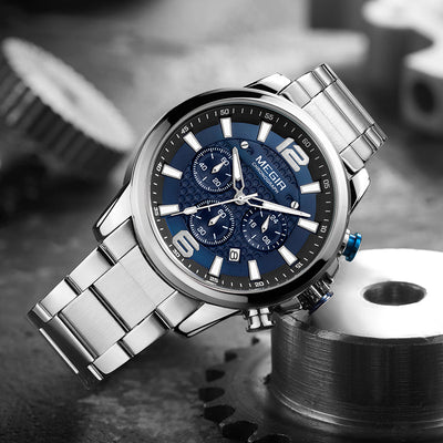 Reloj Deportivo Multifunción Ejecutivo Acero Inoxidable Hombre - Image 12